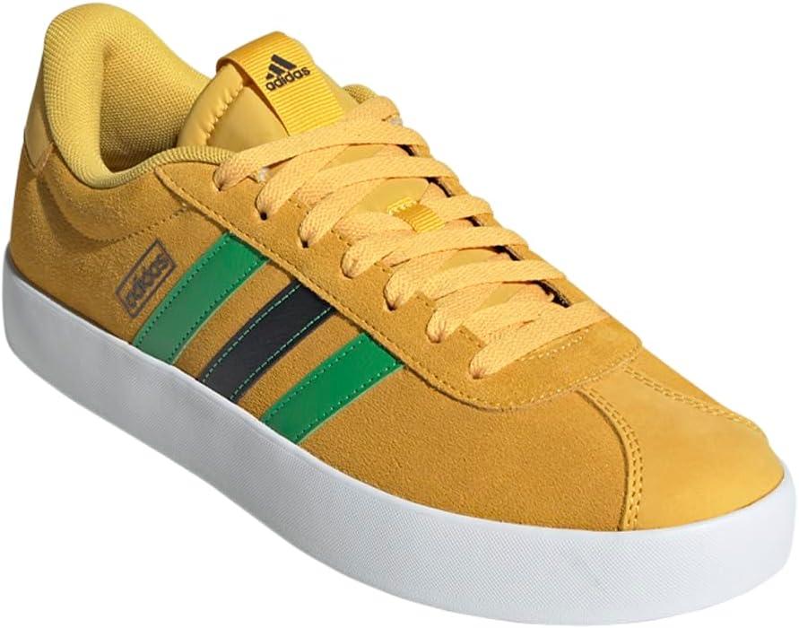 image:imageadidas Mens VL Court 30 SneakersBold GoldVivid GreenBlack