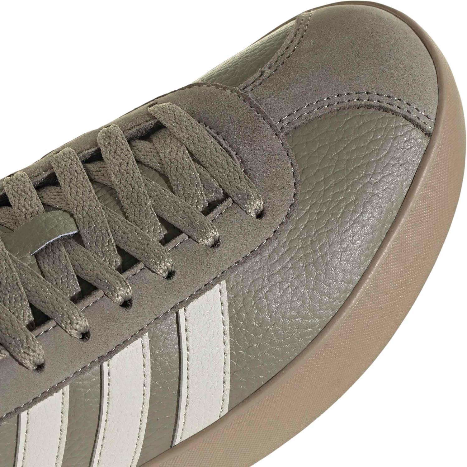 image:imageadidas Mens VL Court 30 SneakersClayAluminaCyber Metallic
