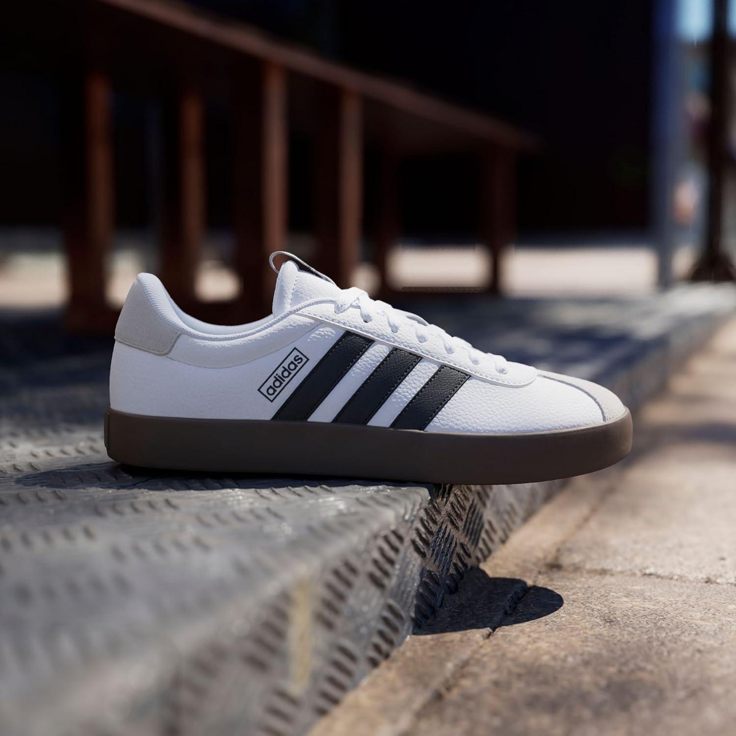 image:imageadidas Mens VL Court 30 SneakersCloud White Core Black Grey One