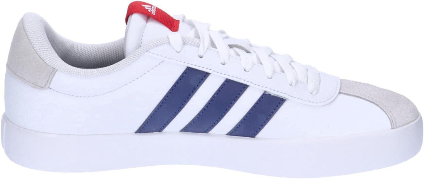 image:imageadidas Mens VL Court 30 SneakersCloud White Dark Blue Better Scarlet