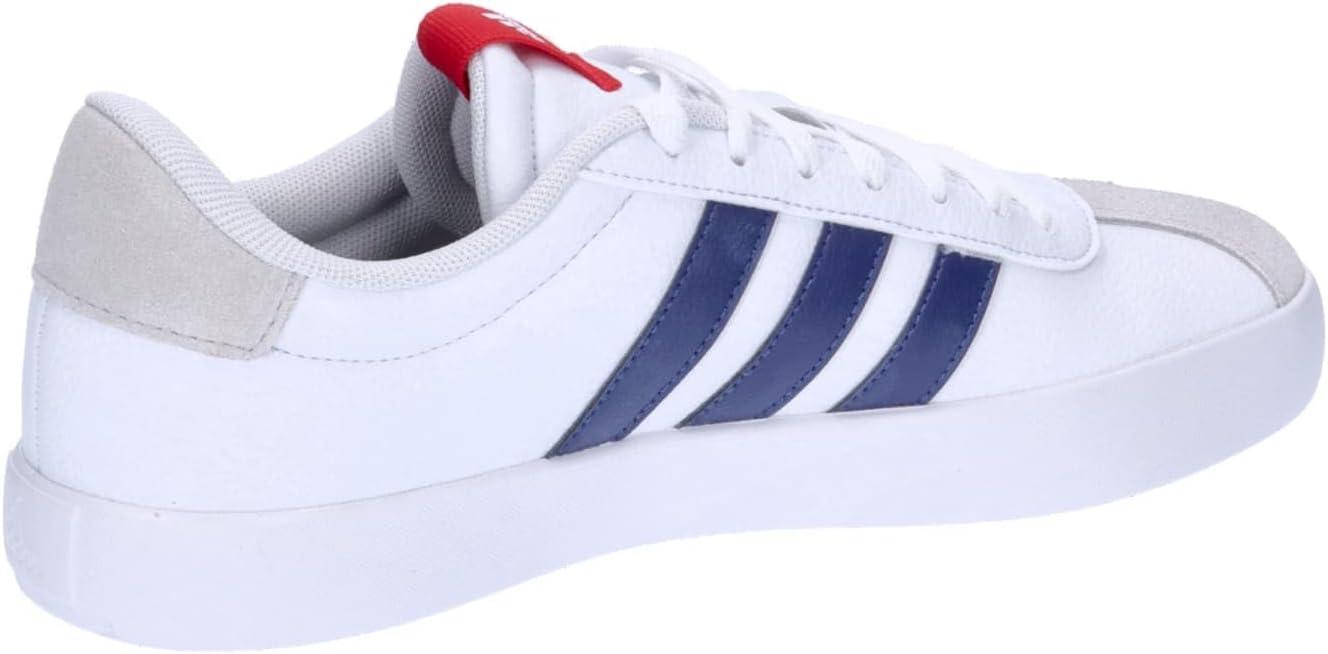 image:imageadidas Mens VL Court 30 SneakersCloud White Dark Blue Better Scarlet