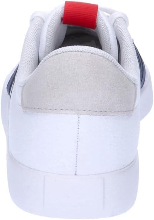 image:imageadidas Mens VL Court 30 SneakersCloud White Dark Blue Better Scarlet