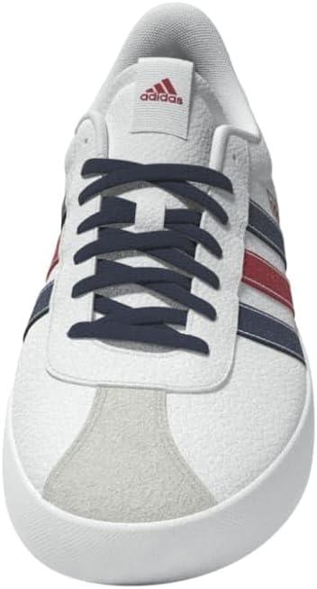 image:imageadidas Mens VL Court 30 SneakersCloud White Navy Blue Better Scarlet