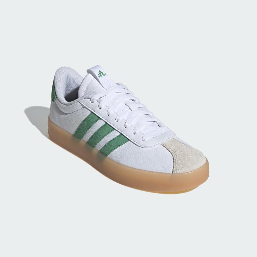 image:imageadidas Mens VL Court 30 SneakersCloud WhitePreloved GreenAlumina