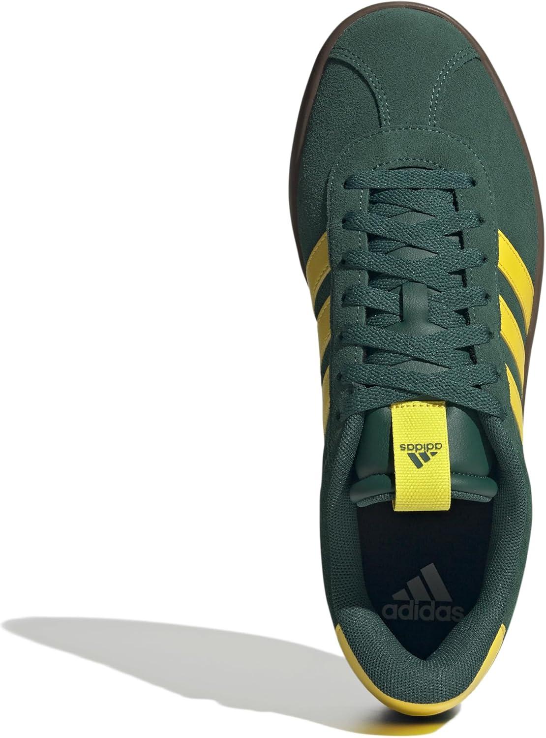 image:imageadidas Mens VL Court 30 SneakersCollegiate Green Yellow Gold Metallic