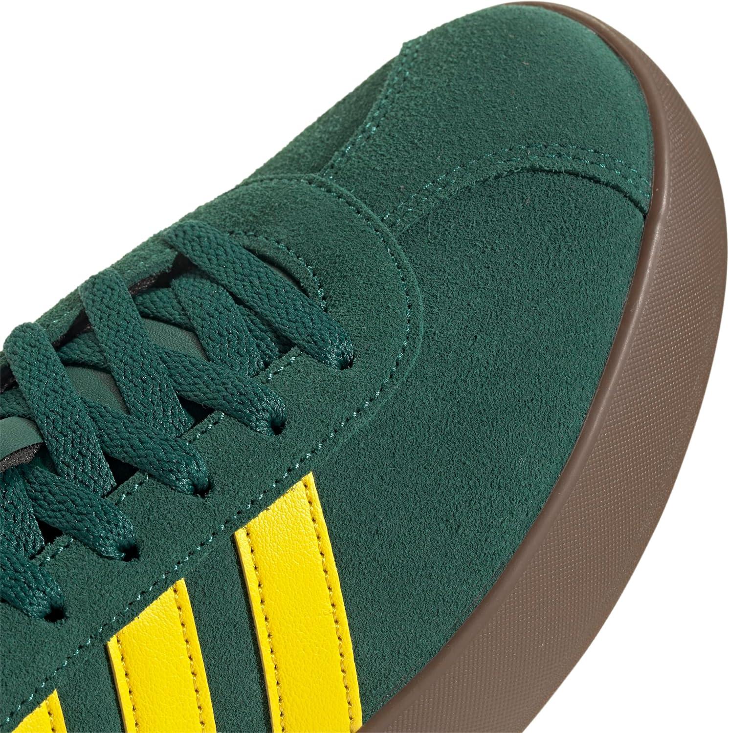 image:imageadidas Mens VL Court 30 SneakersCollegiate GreenYellowGold Metallic