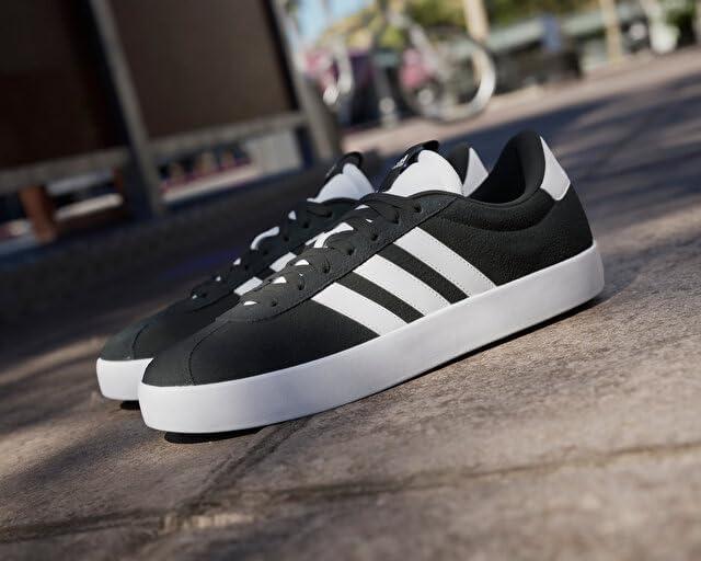 image:imageadidas Mens VL Court 30 SneakersCore Black Cloud White