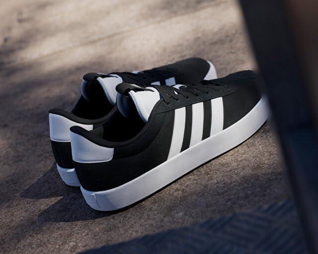 image:imageadidas Mens VL Court 30 SneakersCore Black Cloud White