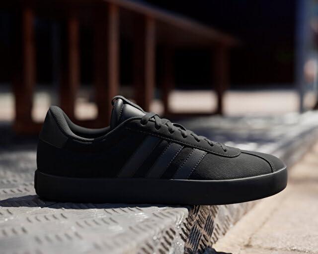 image:imageadidas Mens VL Court 30 SneakersCore Black Core Black Core Black