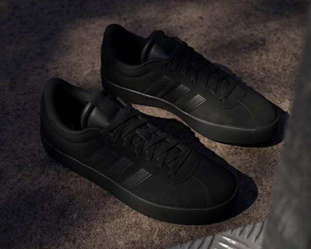 image:imageadidas Mens VL Court 30 SneakersCore Black Core Black Core Black