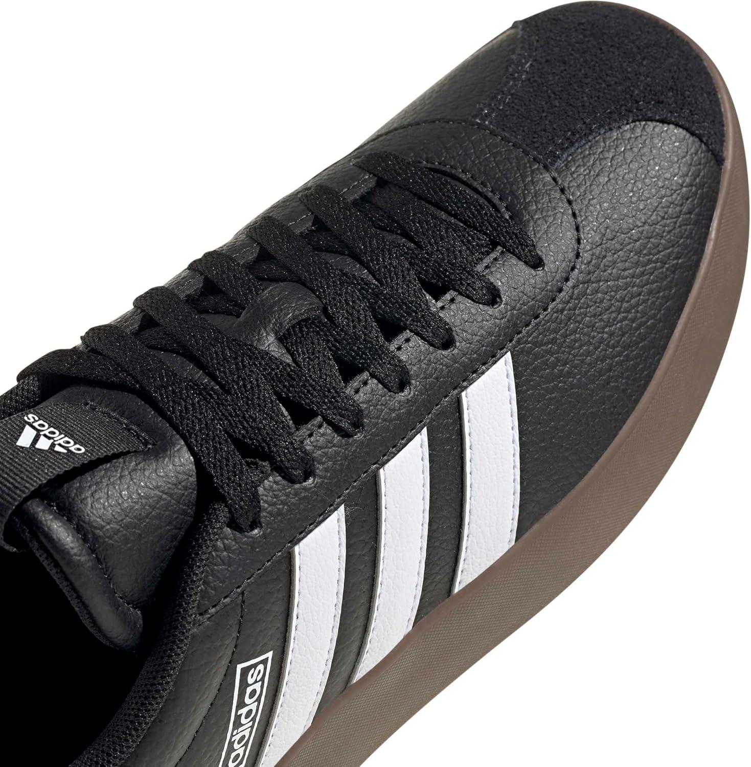 image:imageadidas Mens VL Court 30 SneakersCore BlackFootwear WhiteGum Id6286