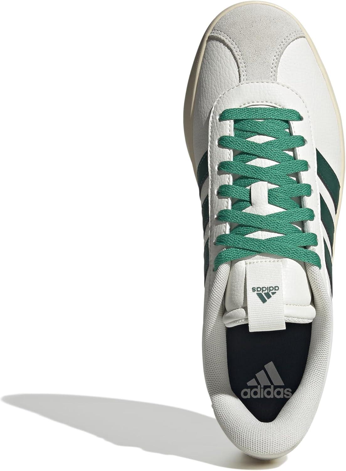 image:imageadidas Mens VL Court 30 SneakersCore White Collegiate Green Court Green