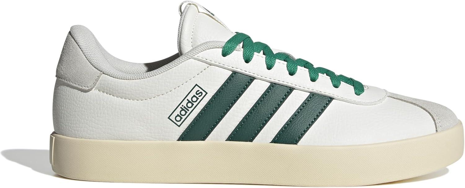 image:imageadidas Mens VL Court 30 SneakersCore White Collegiate Green Court Green
