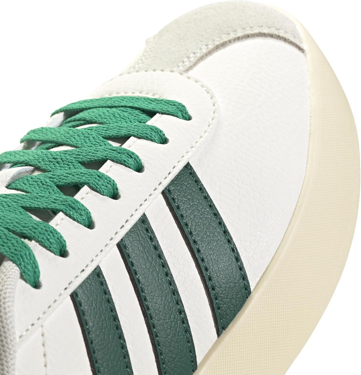 image:imageadidas Mens VL Court 30 SneakersCore White Collegiate Green Court Green