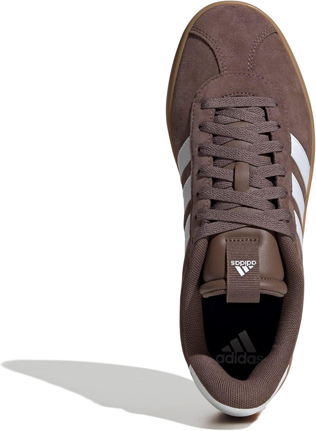 image:imageadidas Mens VL Court 30 SneakersEarth StrataWhiteGold Metallic