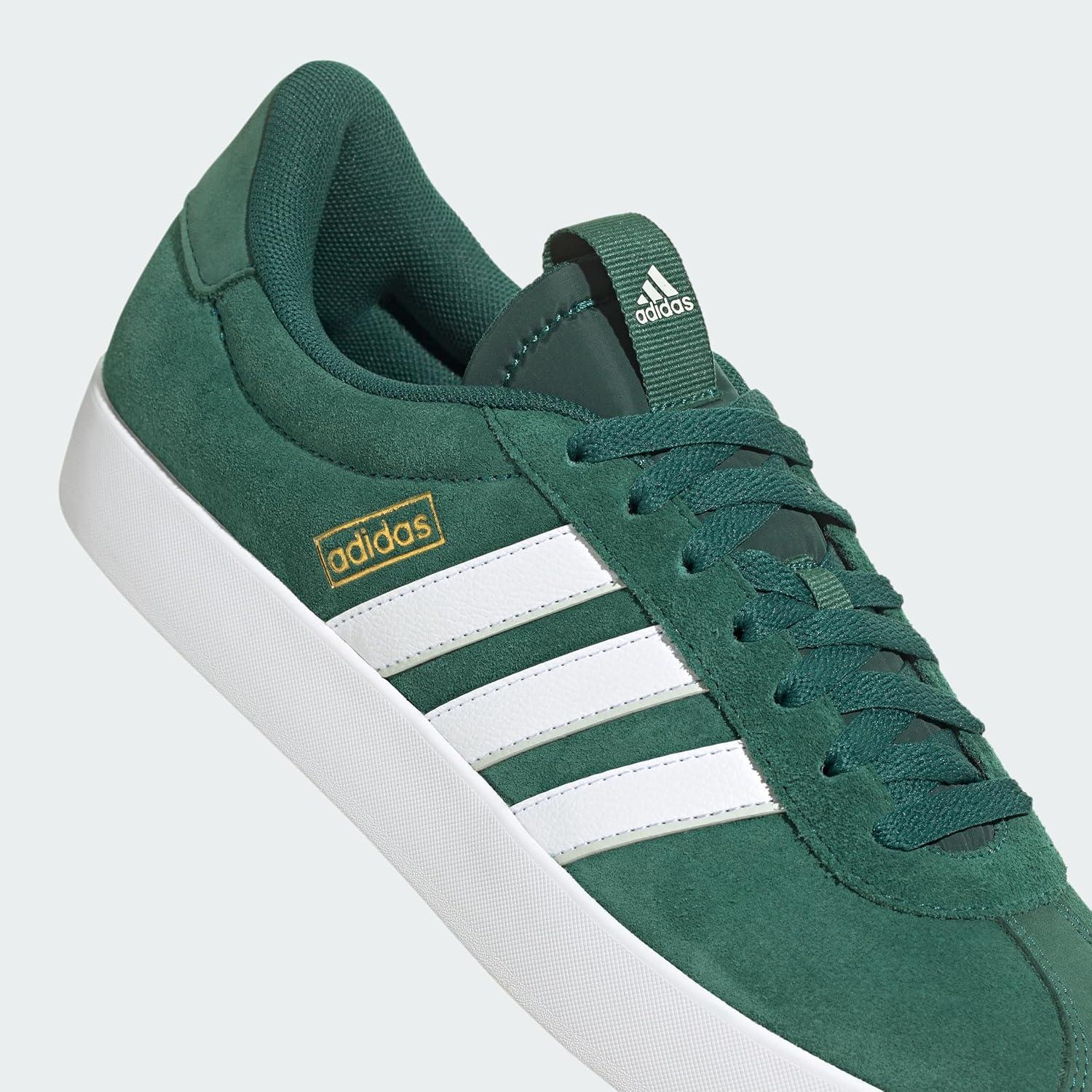 image:imageadidas Mens VL Court 30 SneakersGreen Cloud White Wonder Silver