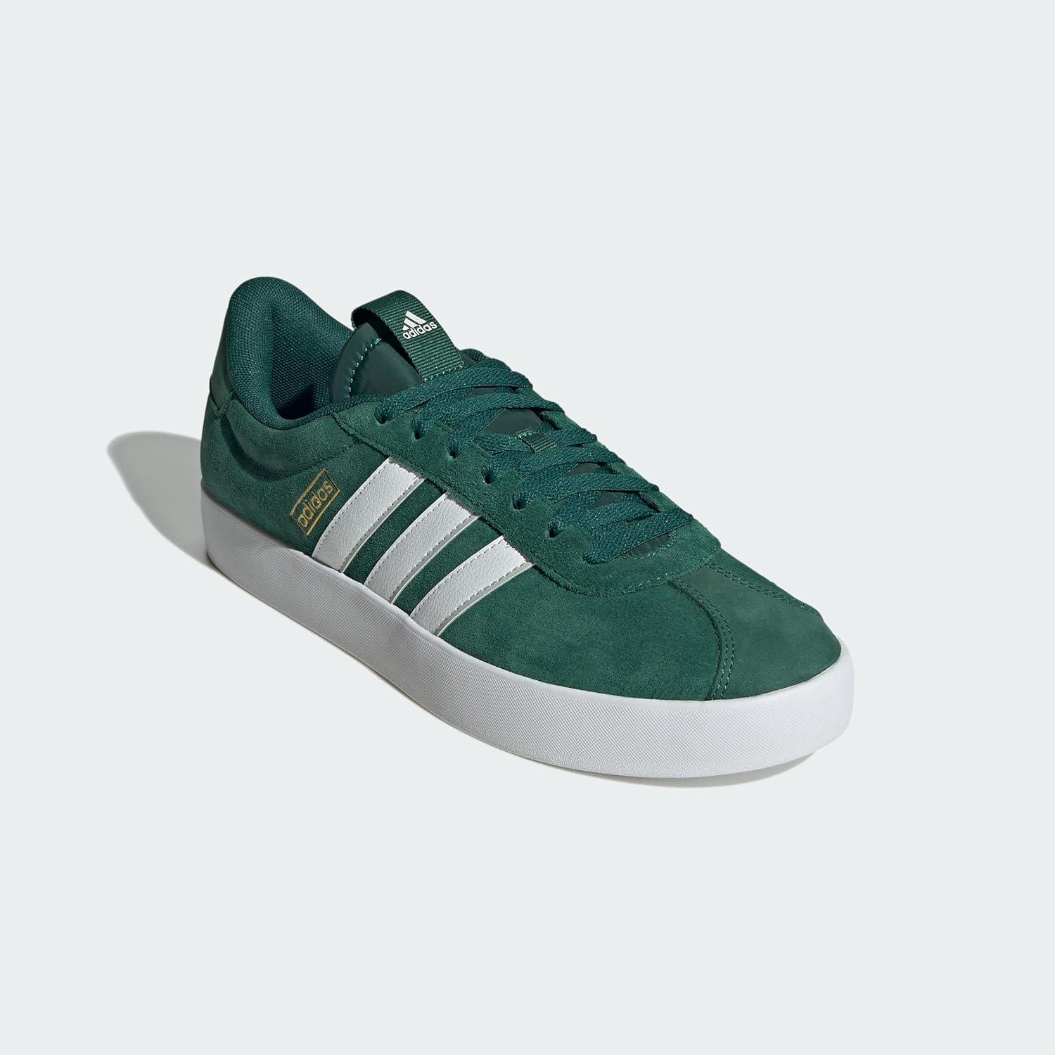 image:imageadidas Mens VL Court 30 SneakersGreen Cloud White Wonder Silver