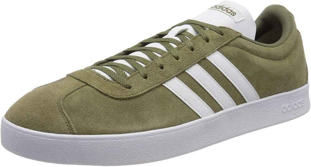image:imageadidas Mens VL Court 30 SneakersGreen Raw Khaki Ftwr White Ftwr White