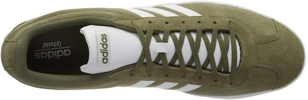 image:imageadidas Mens VL Court 30 SneakersGreen Raw KhakiFtwr White