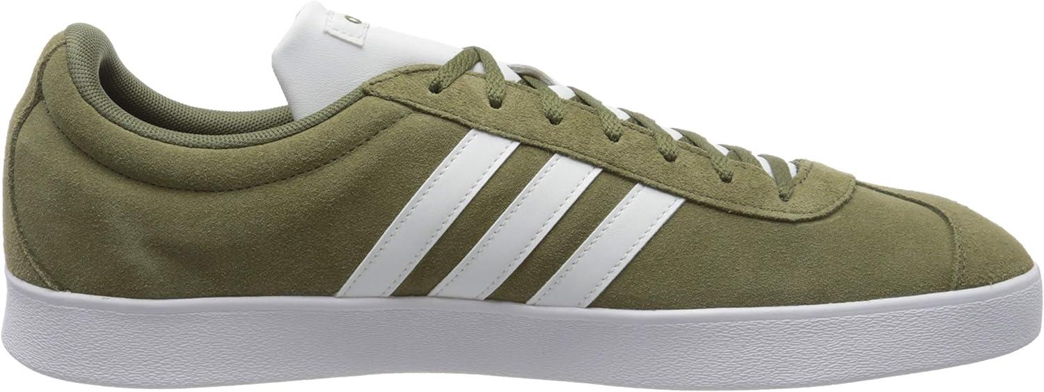 image:imageadidas Mens VL Court 30 SneakersGreen Raw KhakiFtwr White