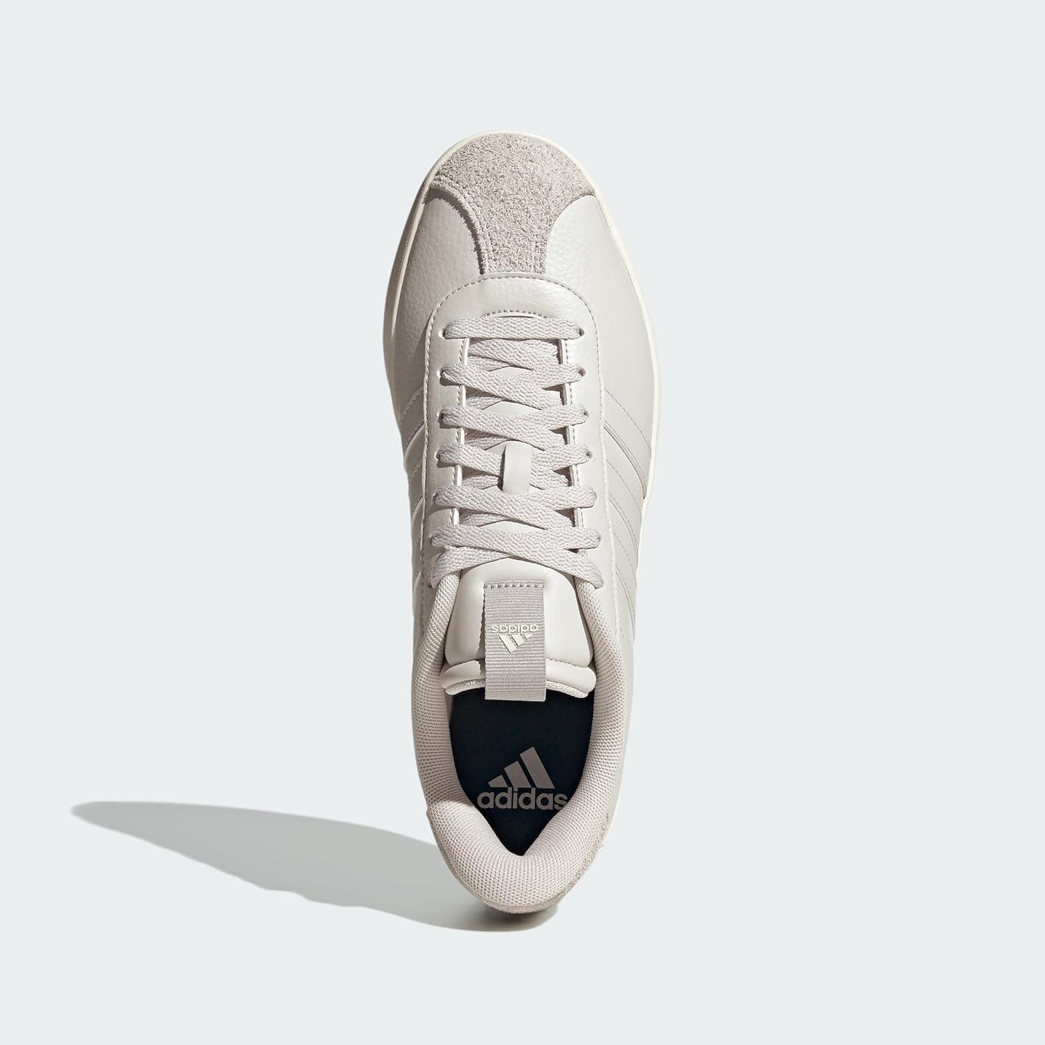 image:imageadidas Mens VL Court 30 SneakersGreyGreyOff White