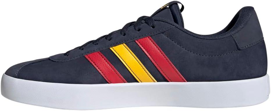 image:imageadidas Mens VL Court 30 SneakersInkBetter ScarletBold Gold