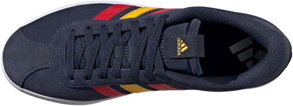 image:imageadidas Mens VL Court 30 SneakersInkBetter ScarletBold Gold