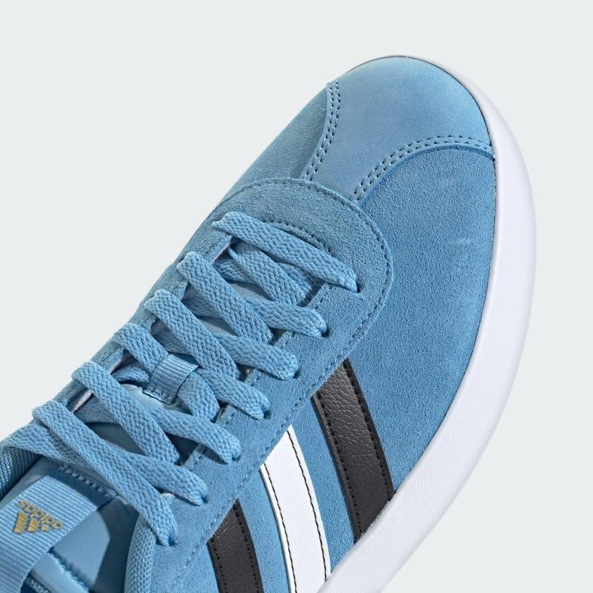 image:imageadidas Mens VL Court 30 SneakersLight BlueCloud WhiteCore Black