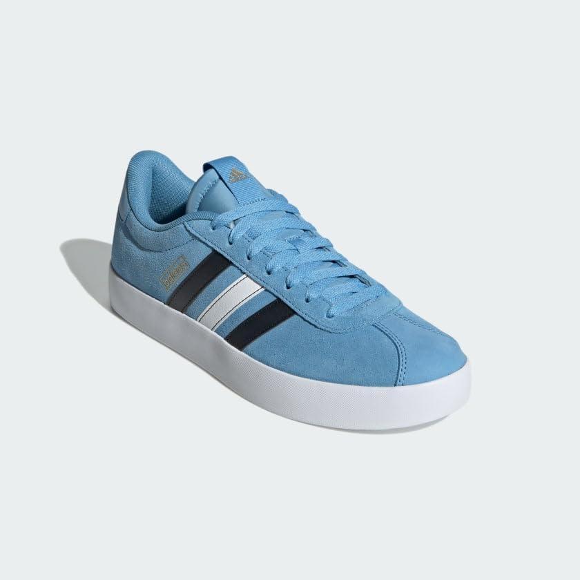 image:imageadidas Mens VL Court 30 SneakersLight BlueCloud WhiteCore Black