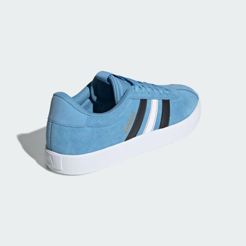 image:imageadidas Mens VL Court 30 SneakersLight BlueCloud WhiteCore Black