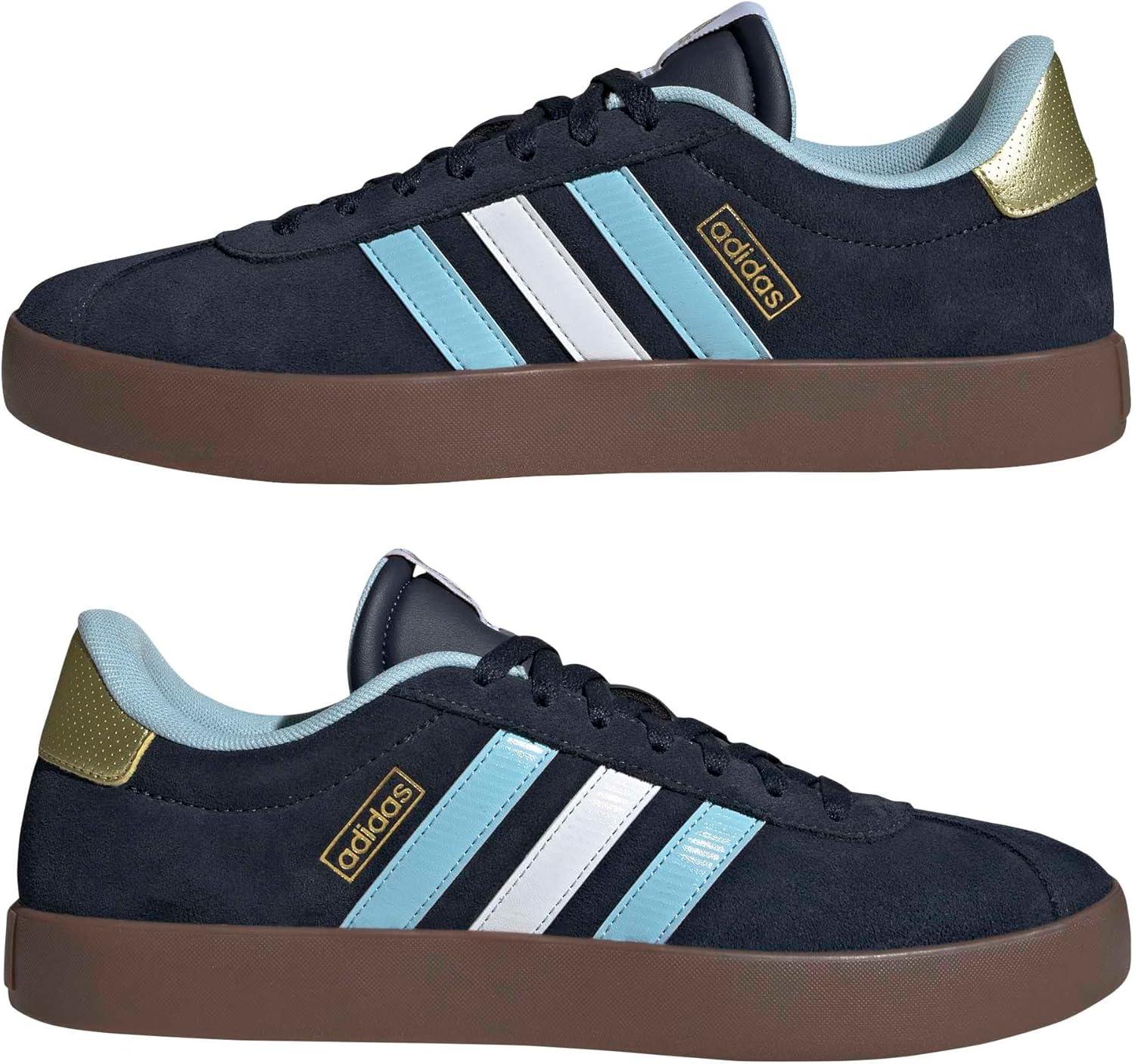 image:imageadidas Mens VL Court 30 SneakersNight NavyIcey BlueWhite