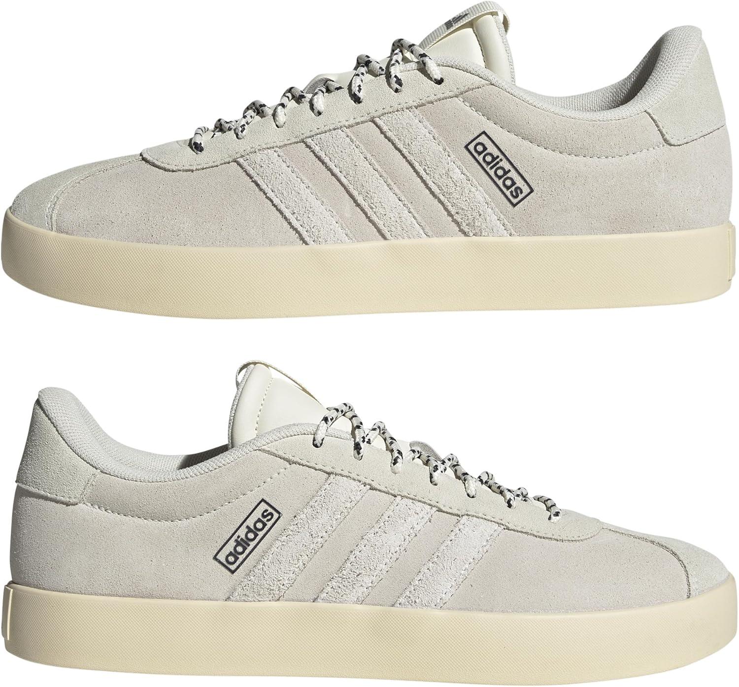 image:imageadidas Mens VL Court 30 SneakersOff White Off White Ivory