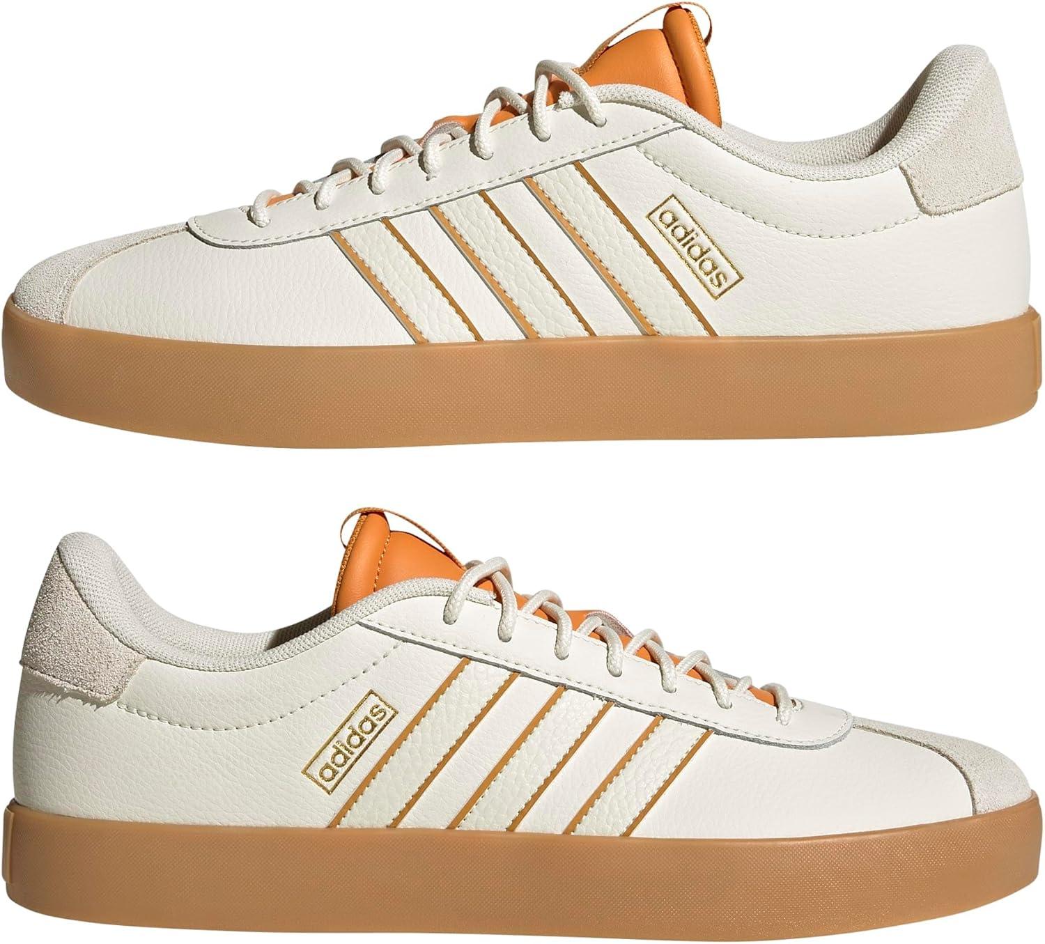 image:imageadidas Mens VL Court 30 SneakersOff WhiteIvoryOrbit Grey