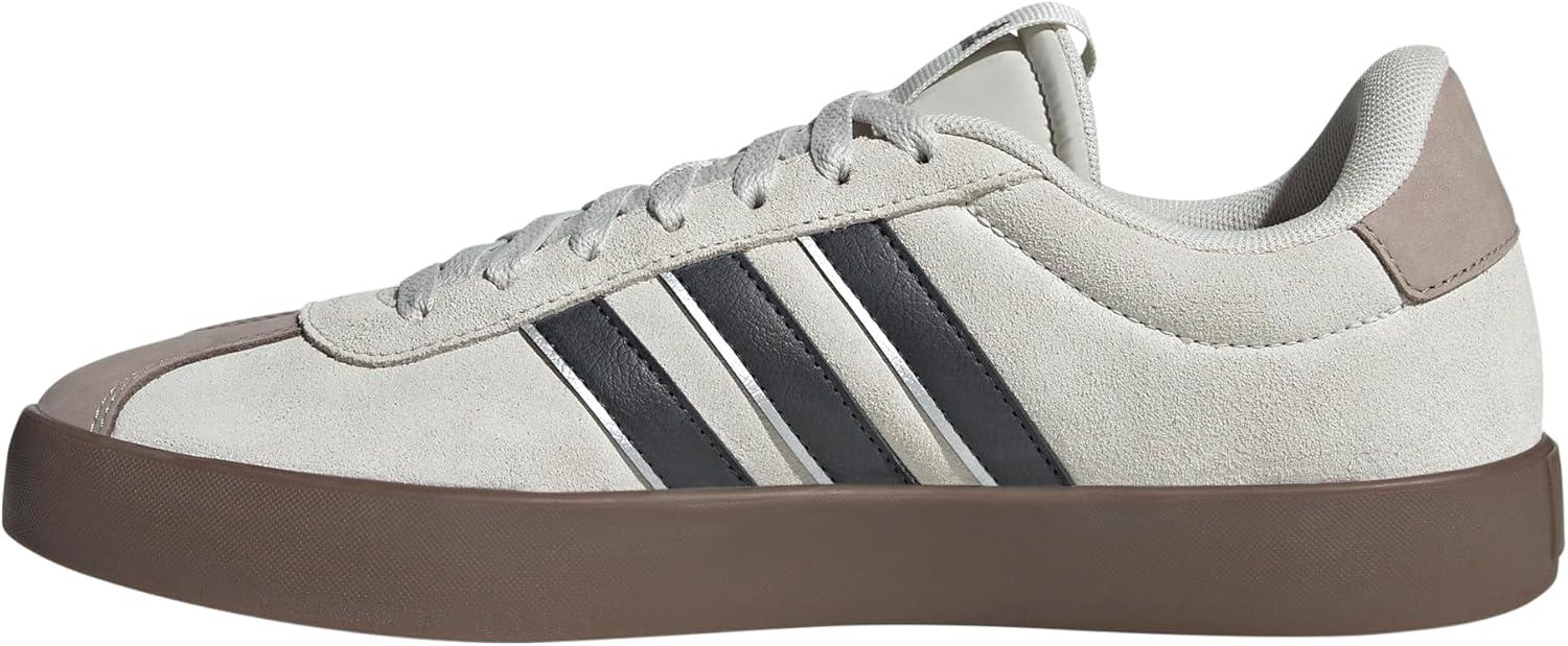 image:imageadidas Mens VL Court 30 SneakersOrbit GreyCarbonSilver Metallic