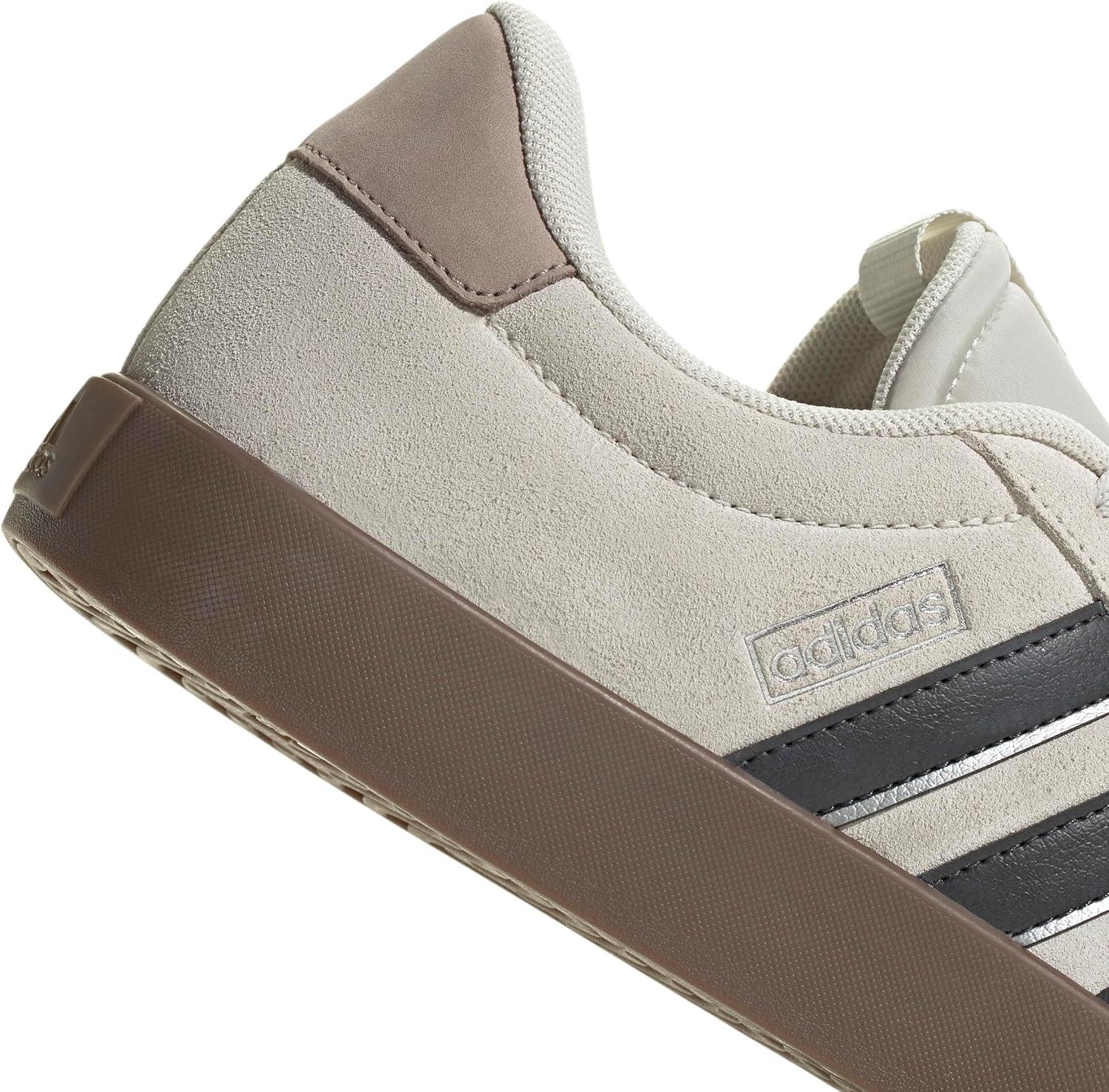 image:imageadidas Mens VL Court 30 SneakersOrbit GreyCarbonSilver Metallic