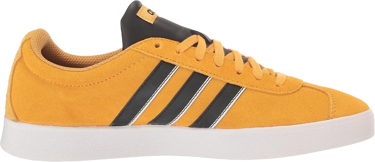 image:imageadidas Mens VL Court 30 SneakersPreloved YellowBlackBlack Blue Metallic