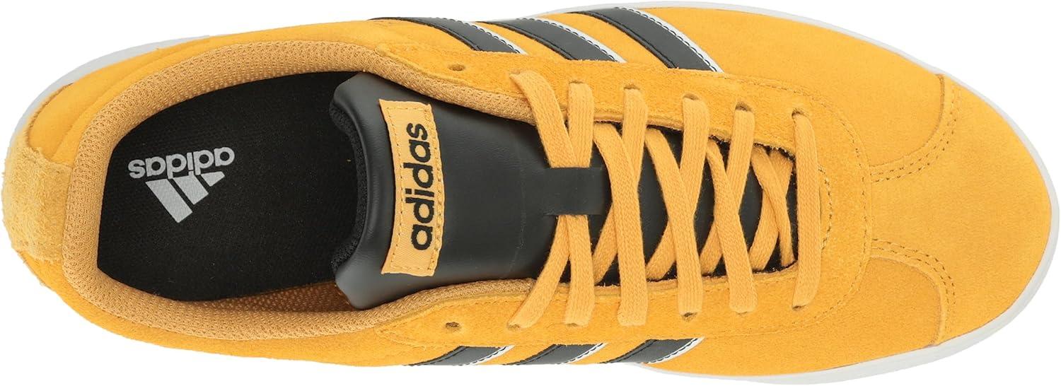image:imageadidas Mens VL Court 30 SneakersPreloved YellowBlackBlack Blue Metallic