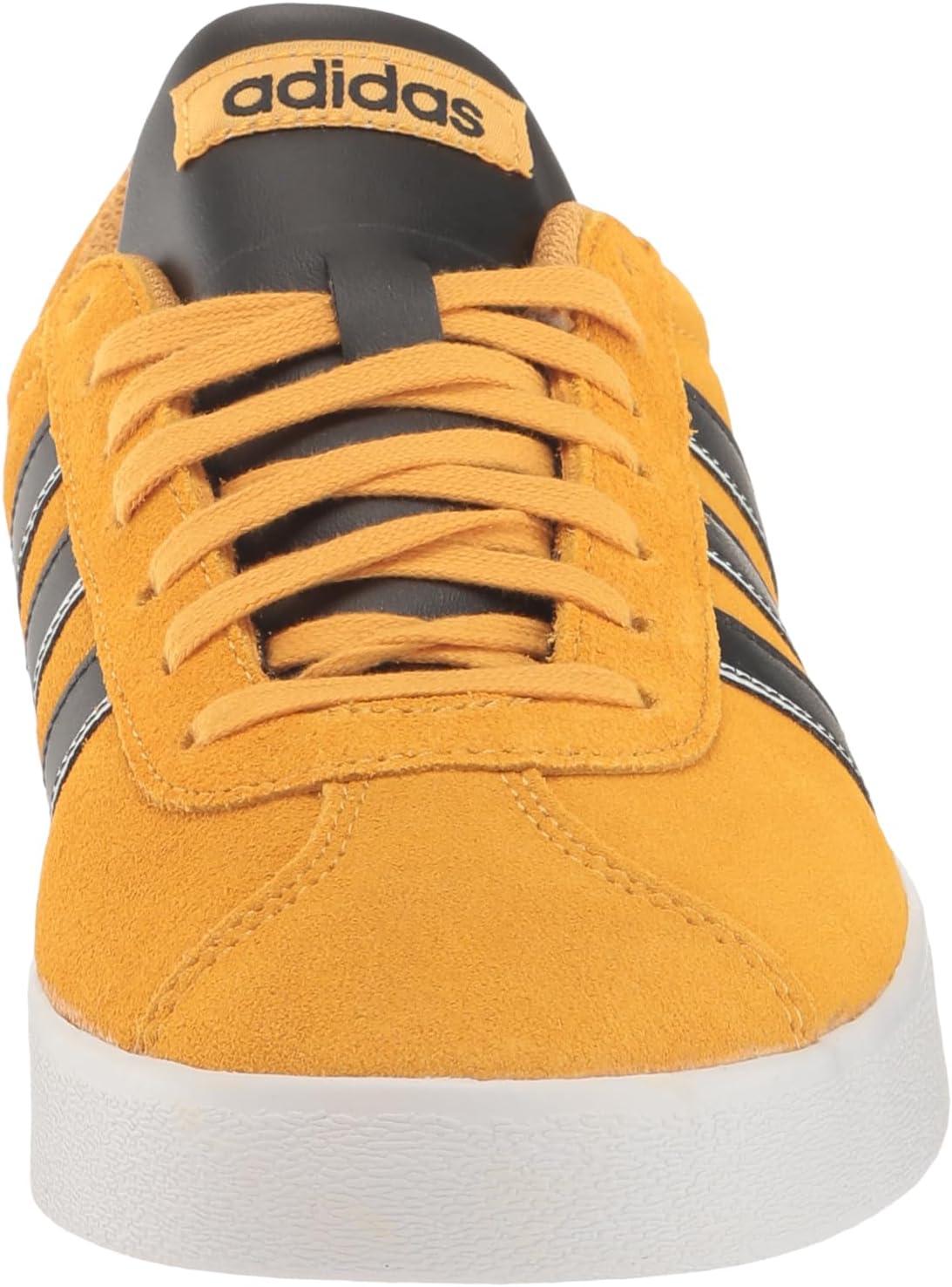 image:imageadidas Mens VL Court 30 SneakersPreloved YellowBlackBlack Blue Metallic
