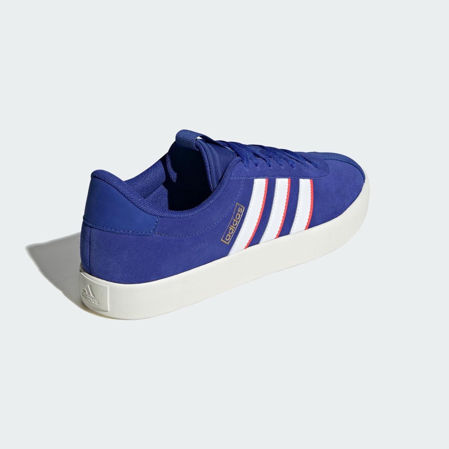 image:imageadidas Mens VL Court 30 SneakersSemi Lucid BlueWhiteBright Red