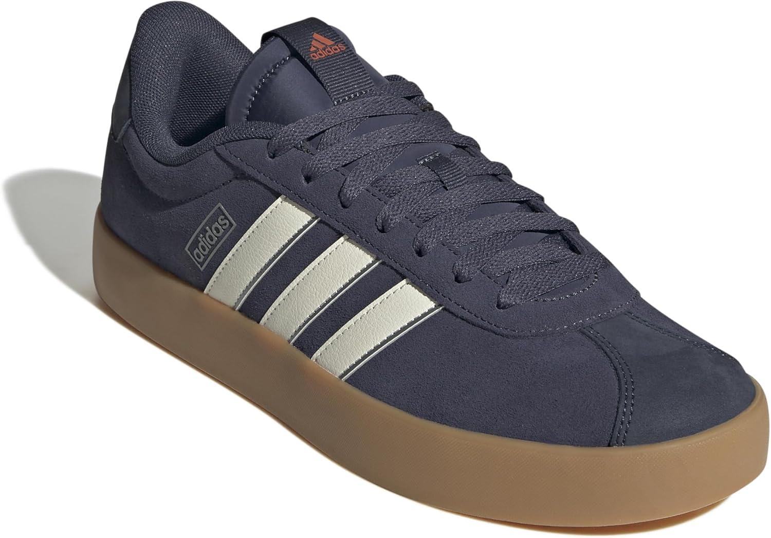 image:imageadidas Mens VL Court 30 SneakersShadow NavyOff WhiteInk