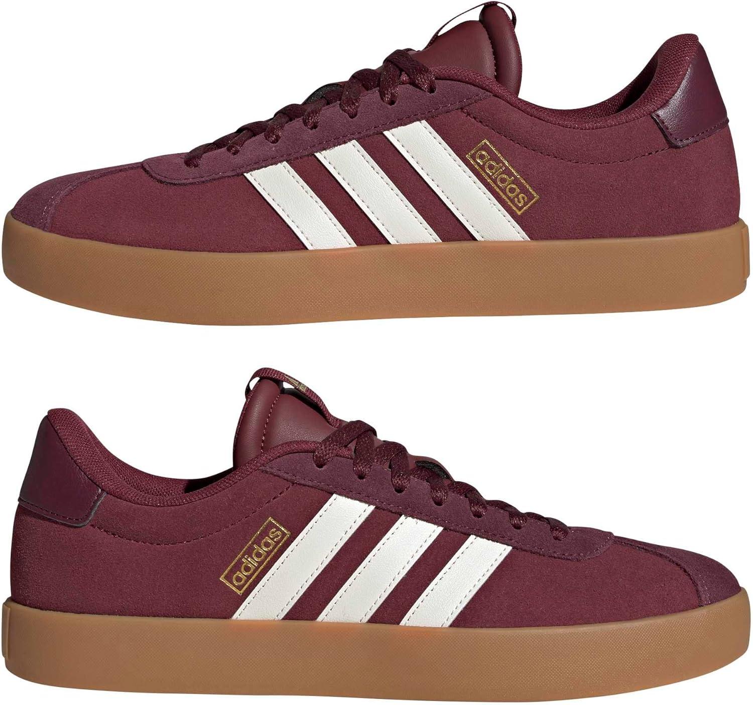 image:imageadidas Mens VL Court 30 SneakersShadow RedOff WhiteMaroon