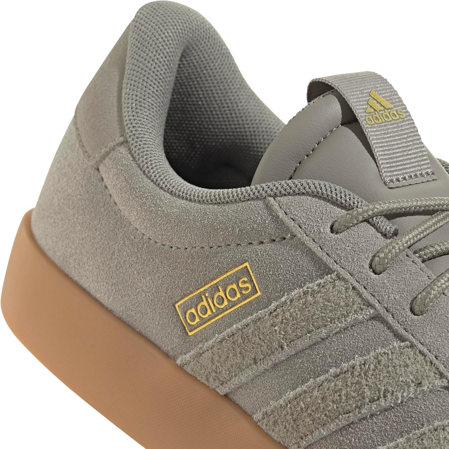 image:imageadidas Mens VL Court 30 SneakersSilver PebbleSilver PebbleGold Metallic