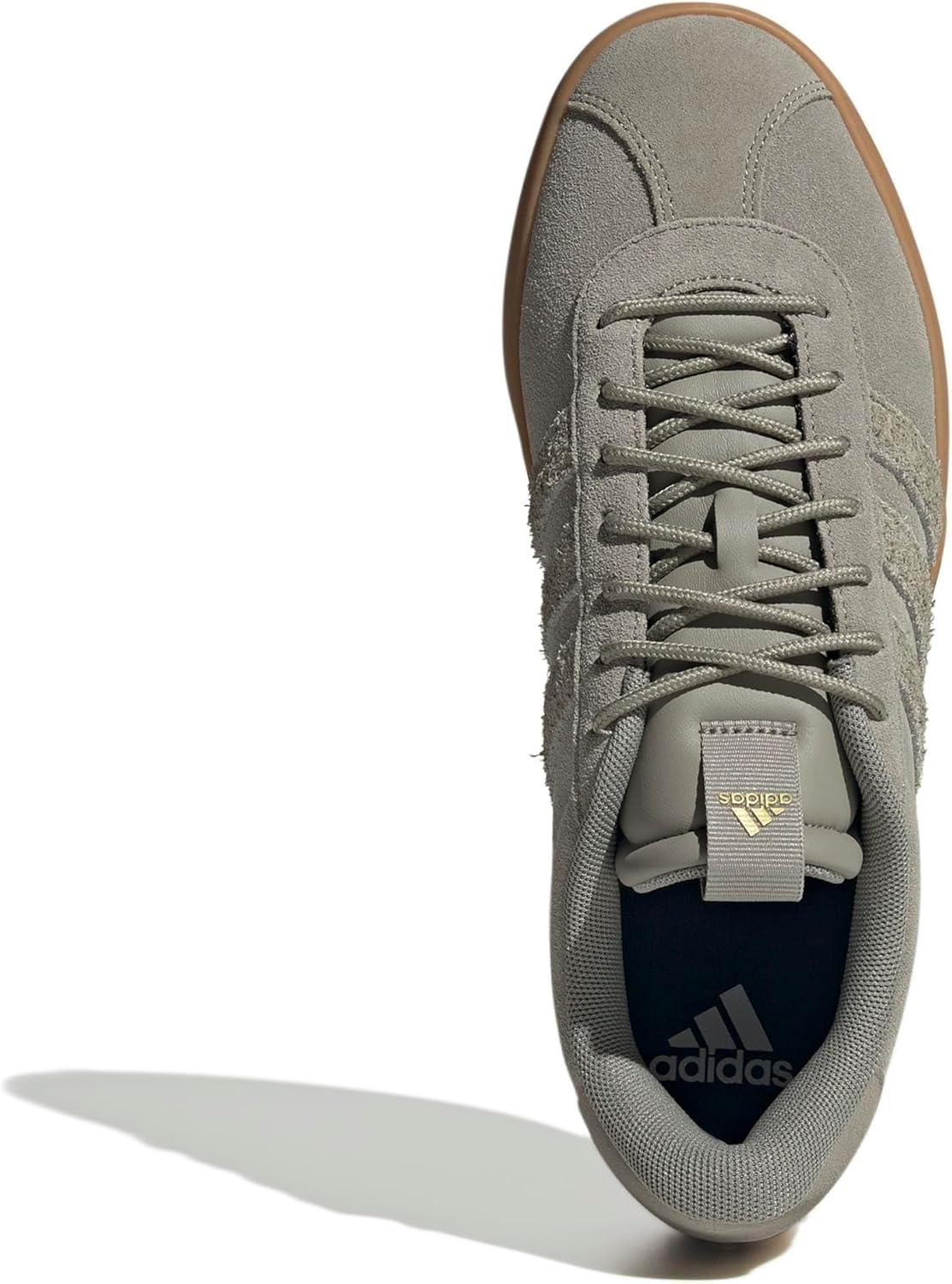 image:imageadidas Mens VL Court 30 SneakersSilver PebbleSilver PebbleGold Metallic