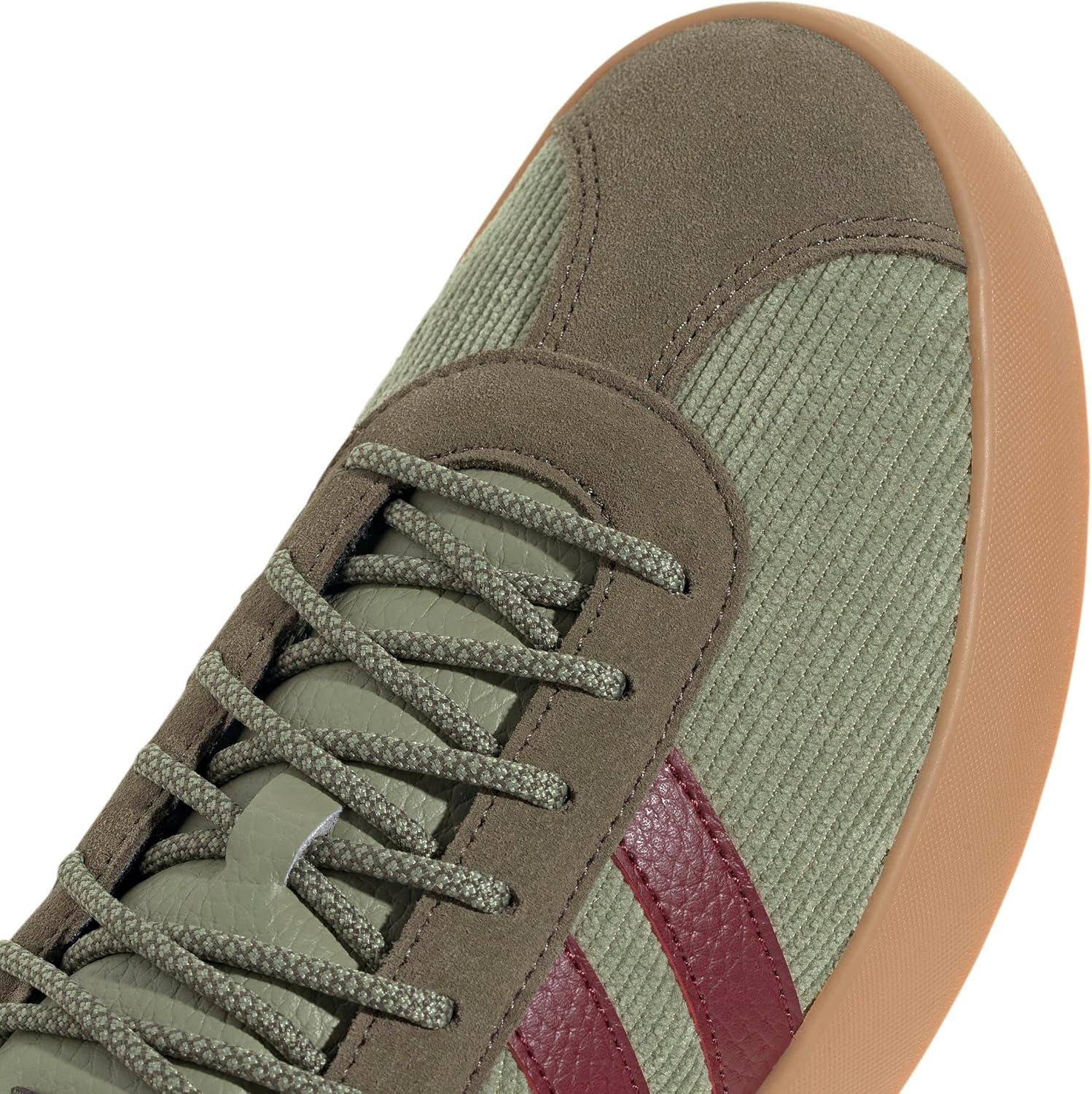 image:imageadidas Mens VL Court 30 SneakersTent GreenShadow RedOlive Strata