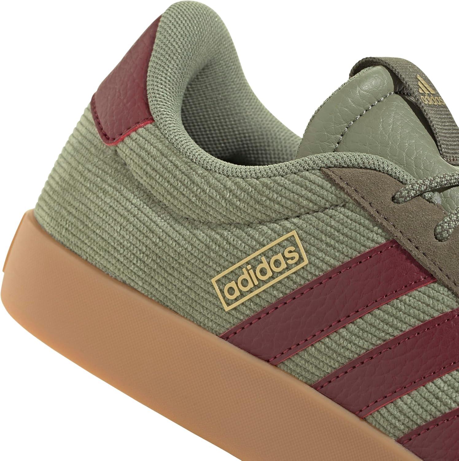 image:imageadidas Mens VL Court 30 SneakersTent GreenShadow RedOlive Strata