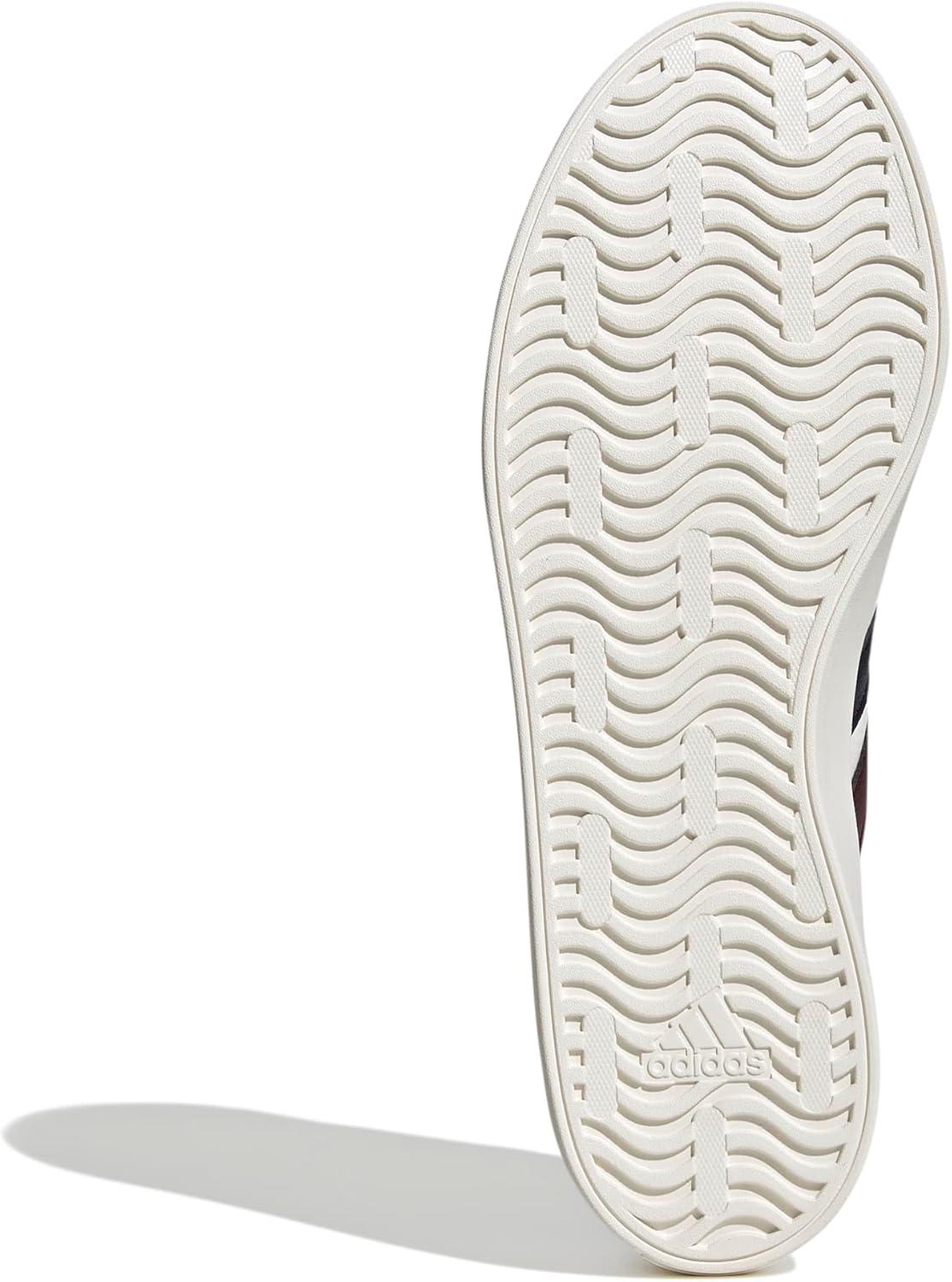 image:imageadidas Mens VL Court 30 SneakersWhiteAurora RubyAurora Ink