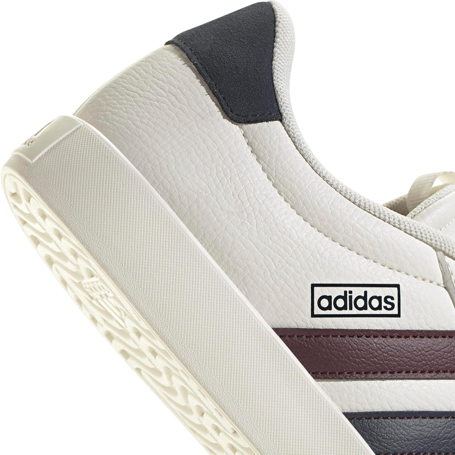 image:imageadidas Mens VL Court 30 SneakersWhiteAurora RubyAurora Ink