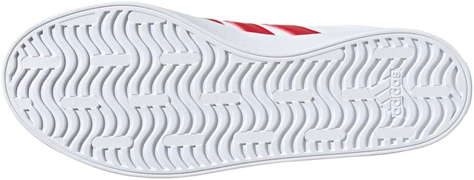 image:imageadidas Mens VL Court 30 SneakersWhiteBetter ScarletTeam Navy Blue