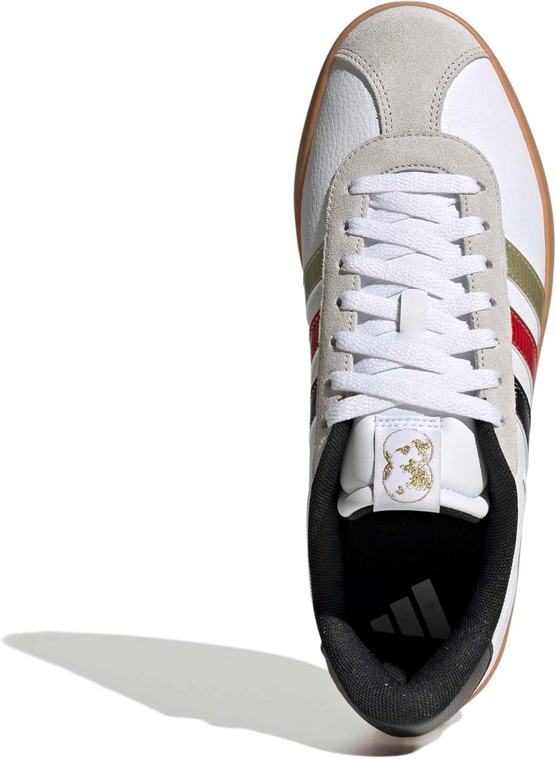 image:imageadidas Mens VL Court 30 SneakersWhiteBlackGold Metallic
