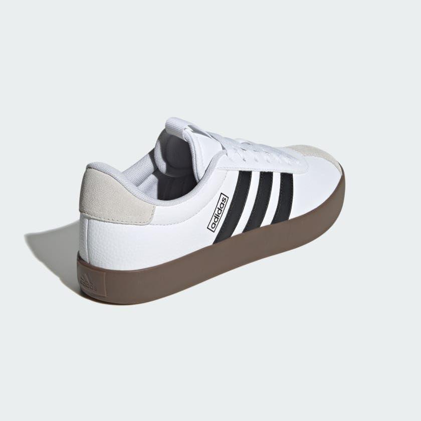 image:imageadidas Mens VL Court 30 SneakersWhiteBlackGrey